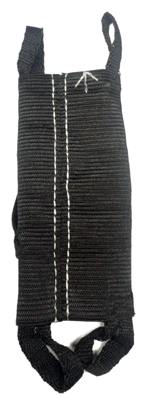 Back of the Grip Sock sleeve showing the white alignment seam and the direction arrow
